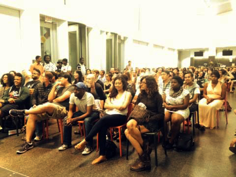 The audience for School Night 101 at the Museum of Contemporary Art, 2015