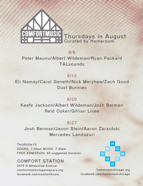 Comfort Music August 2015 poster