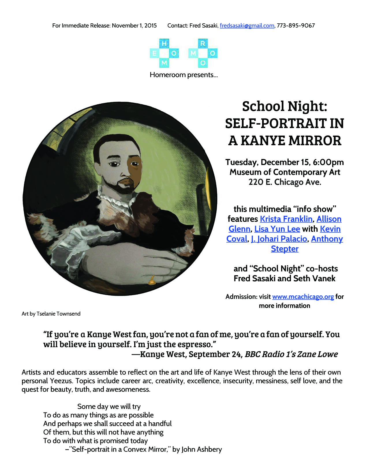 School Night 101 Press Release 1/2