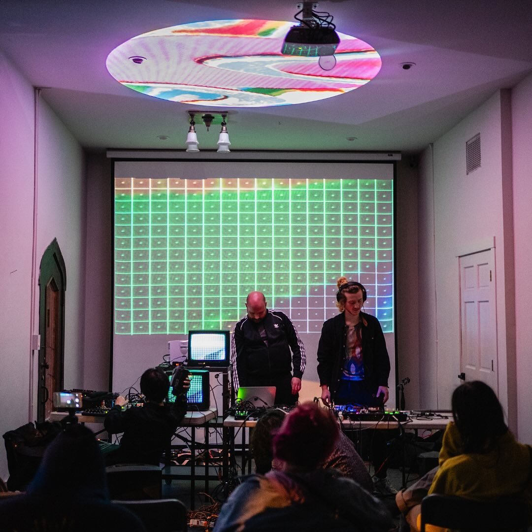 More photos from Comfort Music + in April at @comfort_station: &ldquo;Pax in the Frozen Time&rdquo; featuring Gordon Fung, Sam Anthem, Lorenzo Osterheim, and Omnia Sol. Photos by Ricardo E. Adame