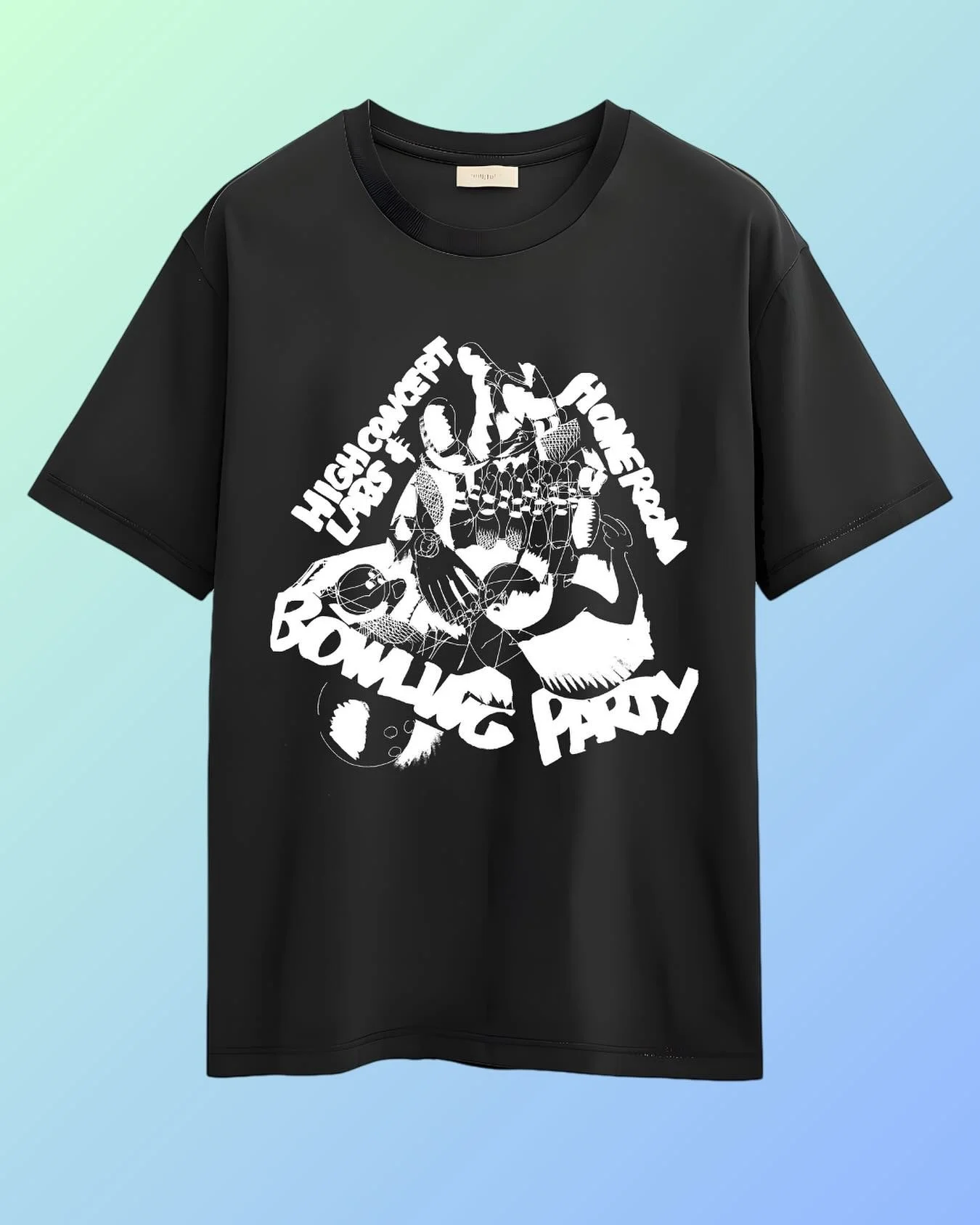 Sharing a first look at our bowling party fundraiser shirt designed by Logan Kruidenier (@everyone_can_drawww) All bowlers and VIP spectators will take one home at the event!

Join High Concept Labs and Homeroom at the iconic Fireside Bowl on Sunday,