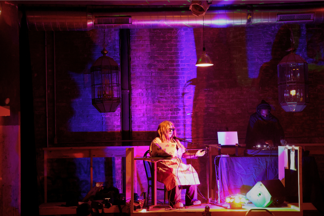   THE ROBOT IS PRESENT by GoldGrrl, June 13, 2025 at Theatre Y, Photo by Lola Selby  