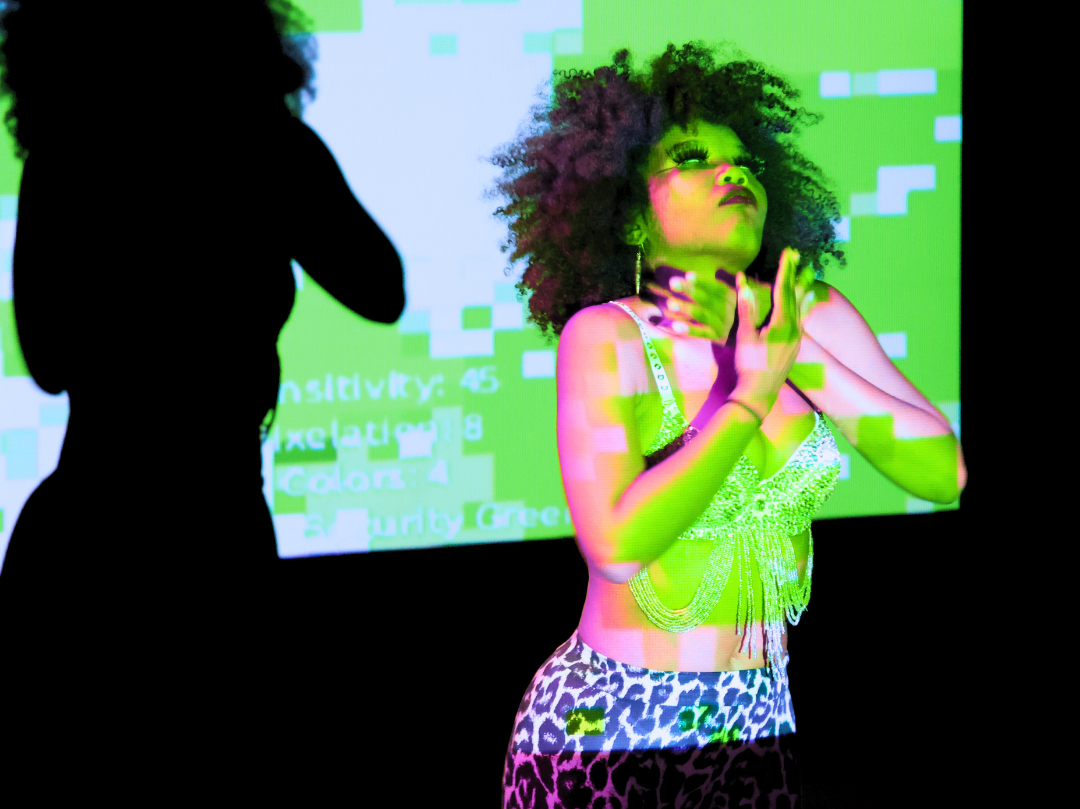   THE ROBOT IS PRESENT by GoldGrrl, June 13, 2025 at Theatre Y, Photo by Lola Selby  