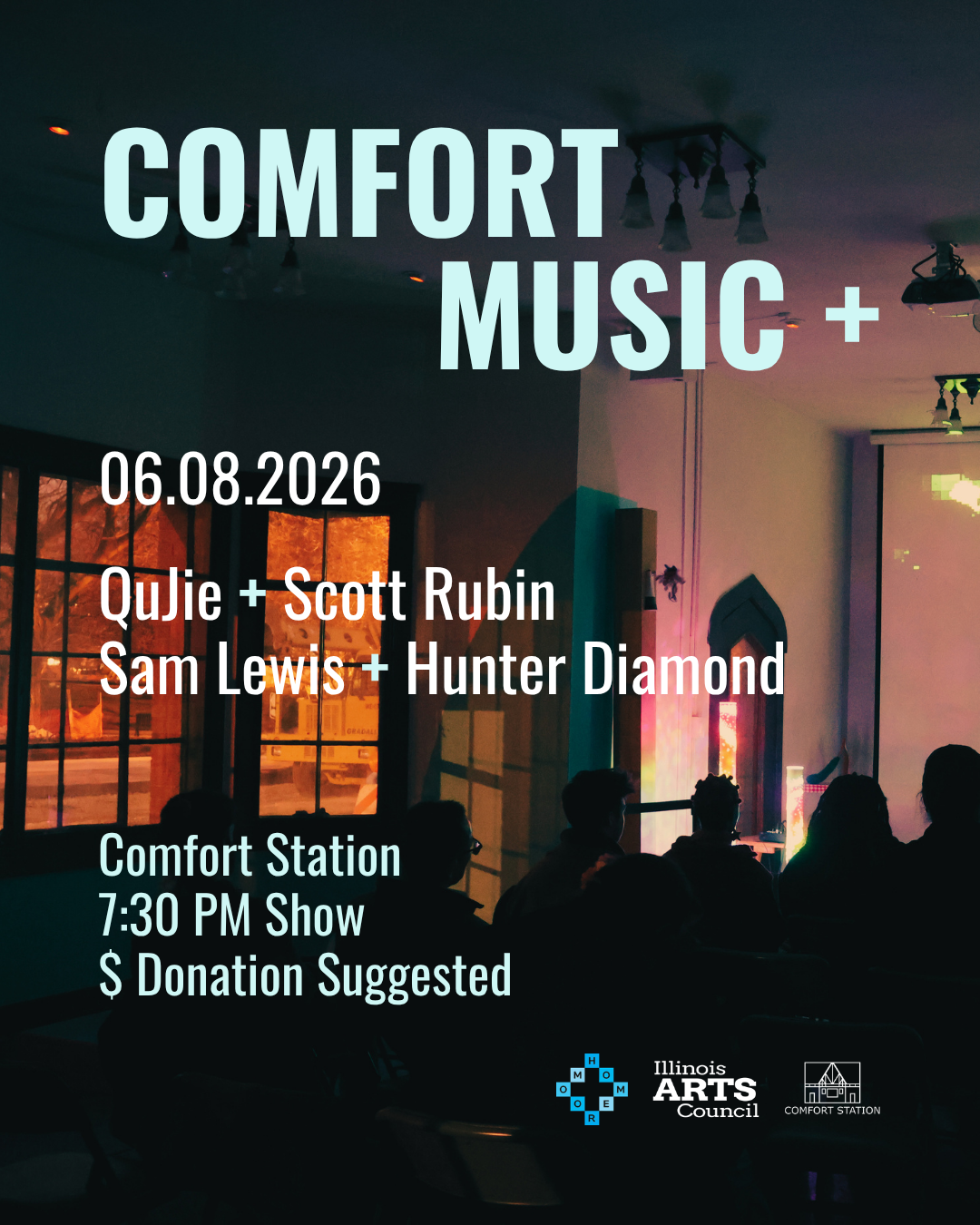 Comfort Music + : QuJie + Scott Rubin // Sam Lewis + Hunter Diamond