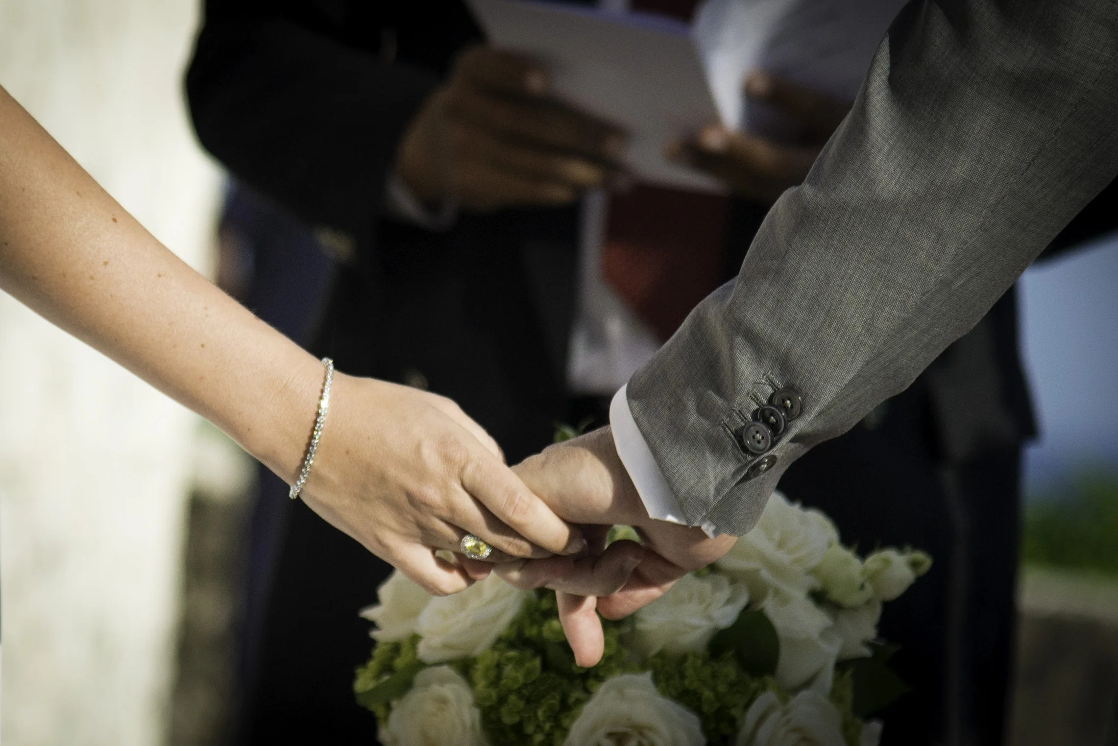 A tender detail of the amazing island wedding of Lauren & George. A beautiful ceremony for a beautiful couple.