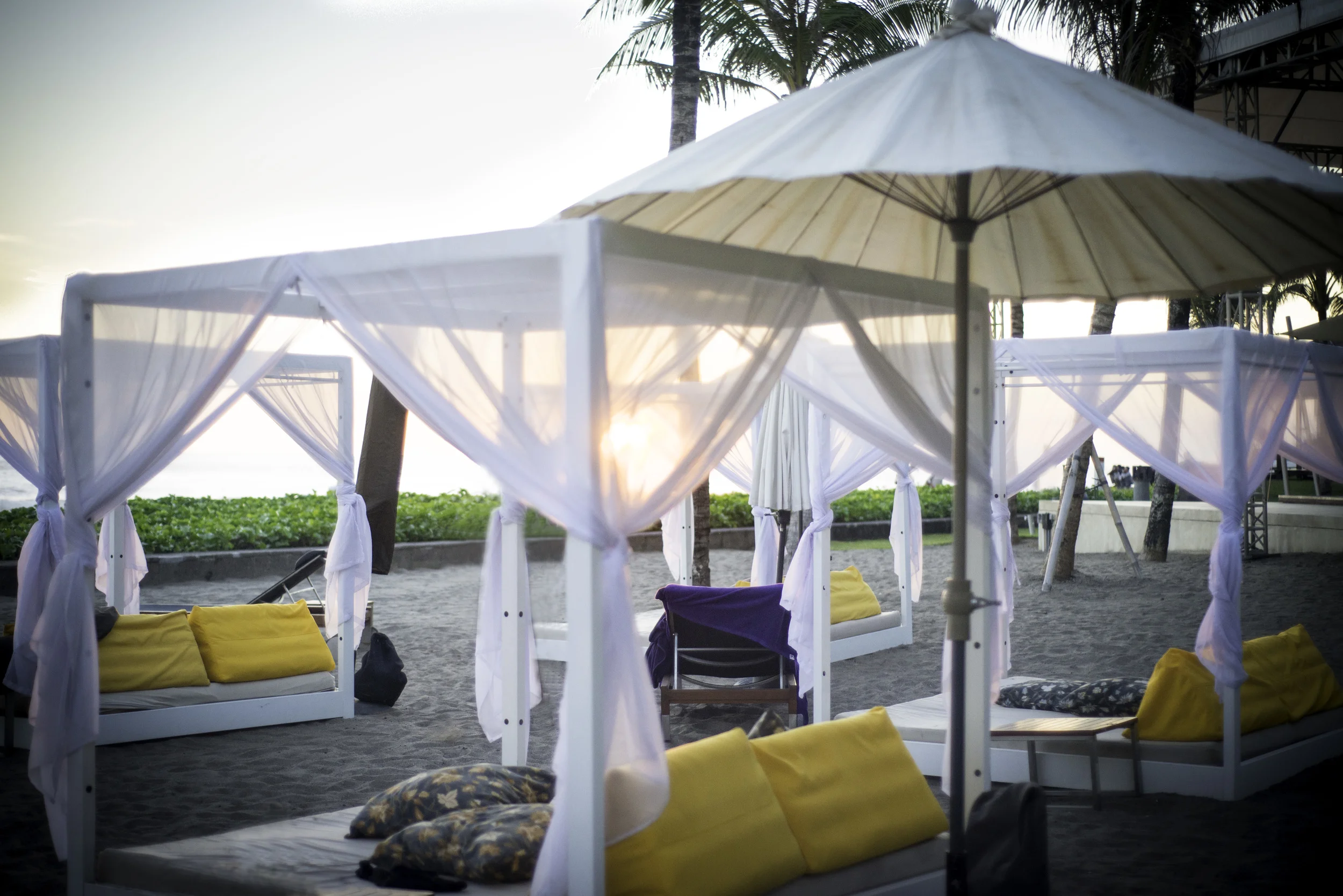 Captured at the amazing W Retreat & Spa Seminyak . Amazing food, amazing service, and the sunsets are free. Bliss.