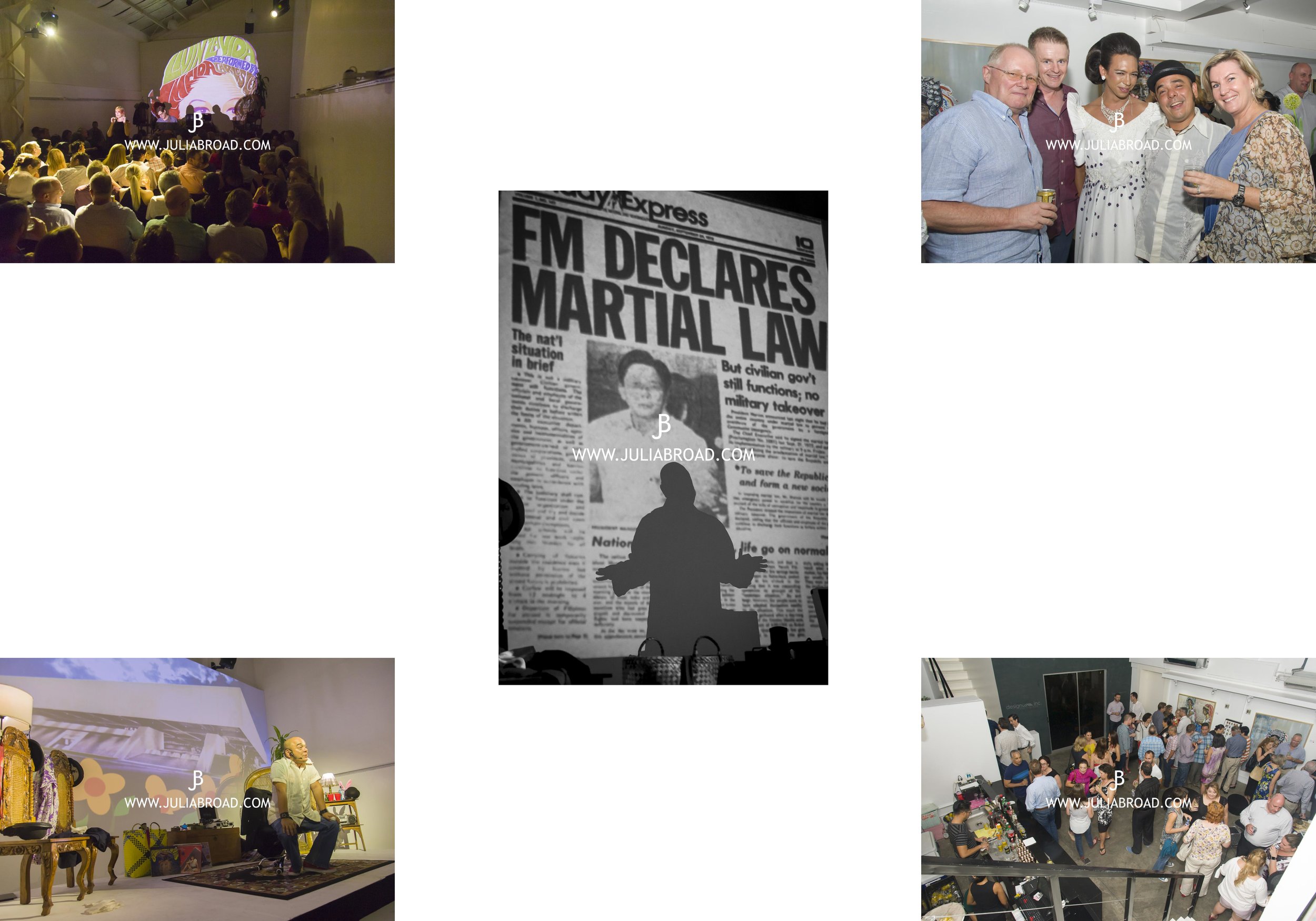 The second time I have seen Mr. Celdran's brilliant one man show - Livin La Vida Imelda. A walk through the history of the Philippines. Witty, political, without compare. 