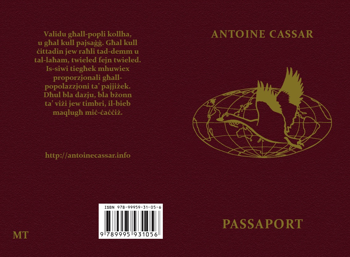 "Passaport", in the original Maltese (2nd edition).