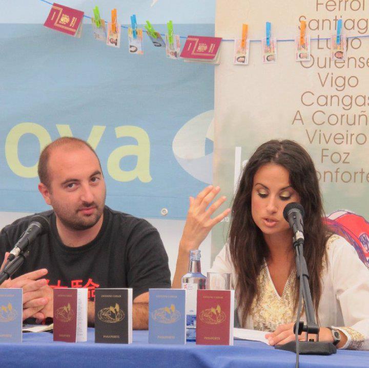 Yolanda Castaño, La Coruña Book Fair (Spain), August 2010