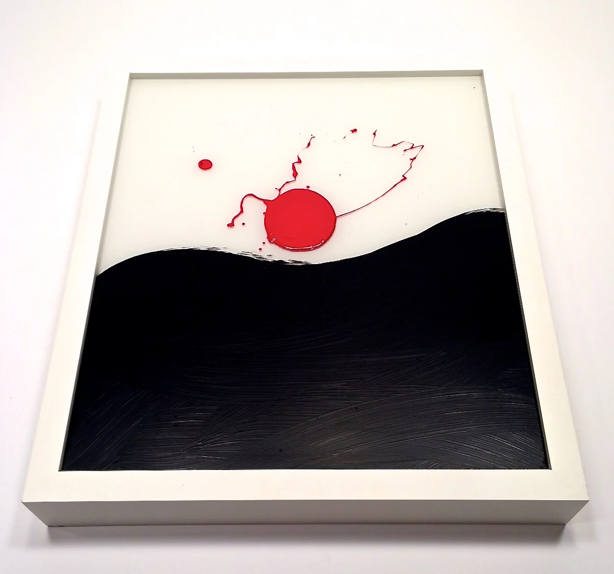 "Enzo" Tim Schweitzer 2008 13.5" x 15.5" x 2" Acrylic on Acrylic $300.00
