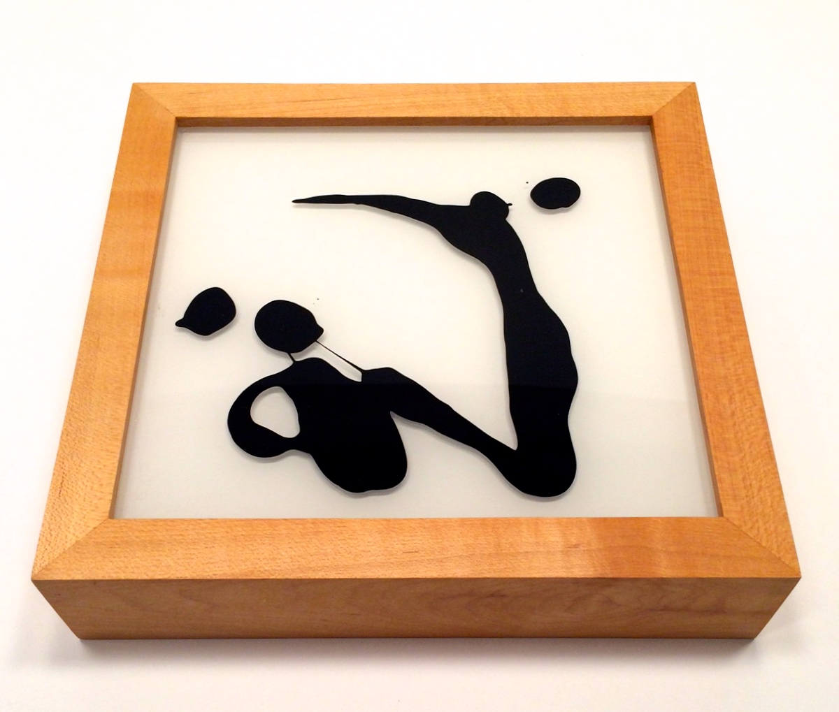 "Learning to Fly" Tim Schweitzer 2008 8.75" x 8.25" x 2" Acrylic on Acrylic $225.00