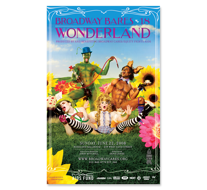 Broadway Bares 18: Wonderland Original Poster by SPOTCO