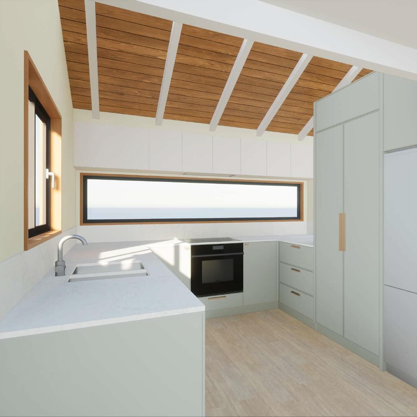 This year we want to start talking you through some of our design decisions, starting with this kitchen which is in production right now (this is a 3D visual, finished photos to come).

Check out the next image for the &ldquo;before&rdquo;.

1.) we r