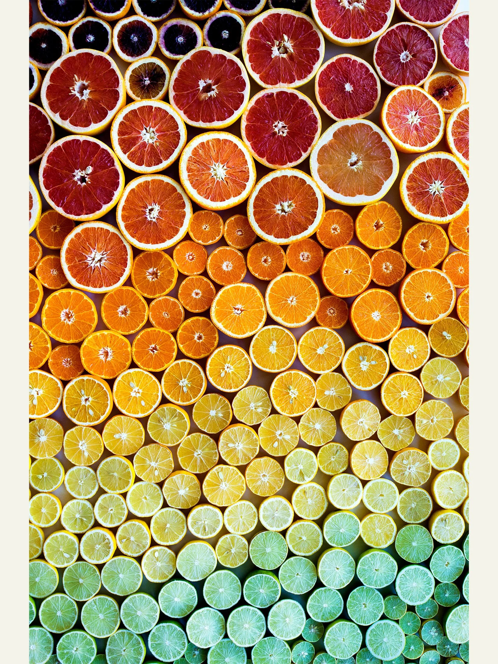 Citrus Gradient Print