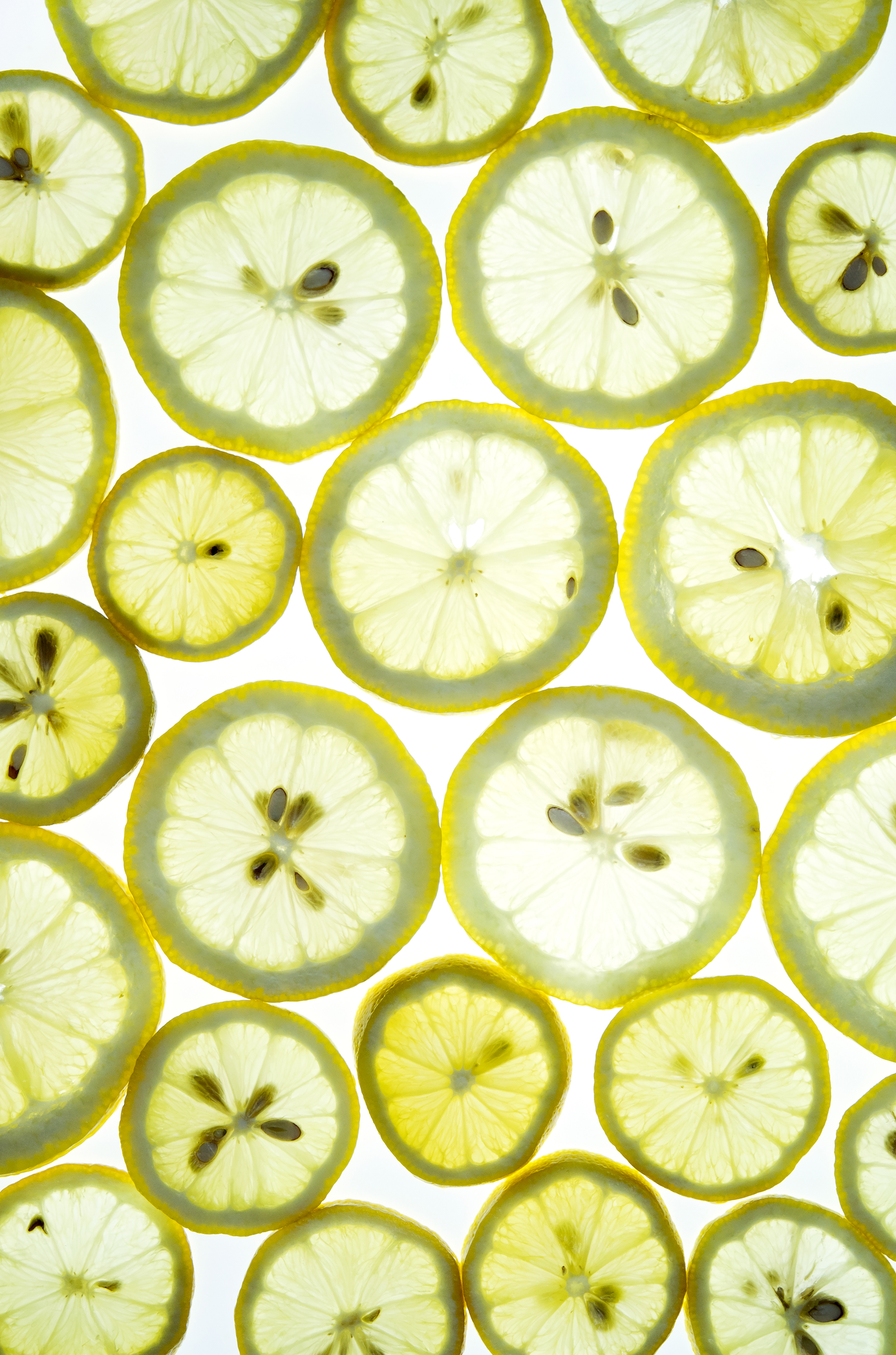Backlit Lemon Print