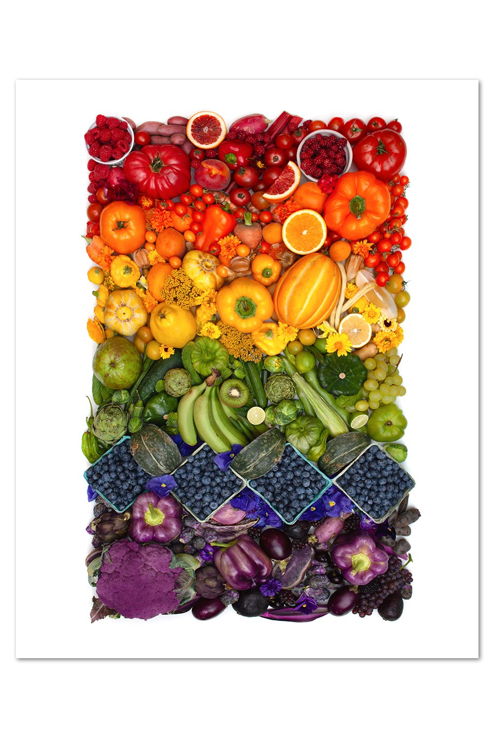 Rainbow Of Produce v.2 Print