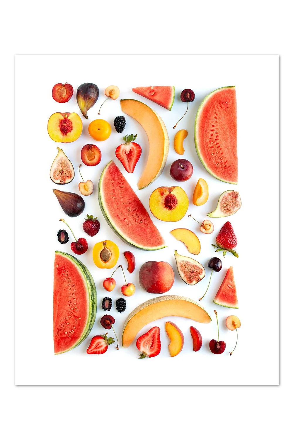 Summer Fruit Pattern Print