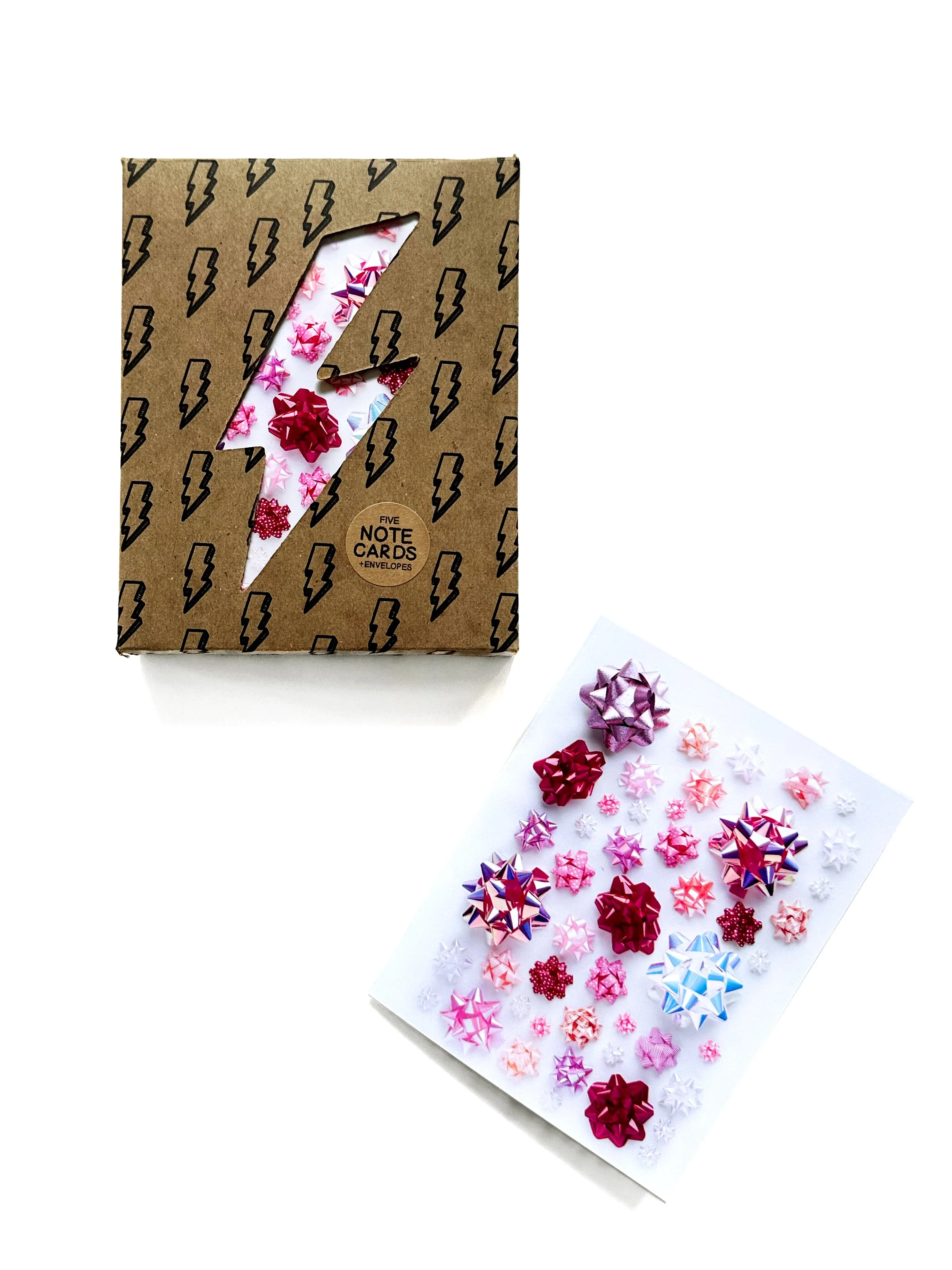 PINK BOW NOTE CARD SET