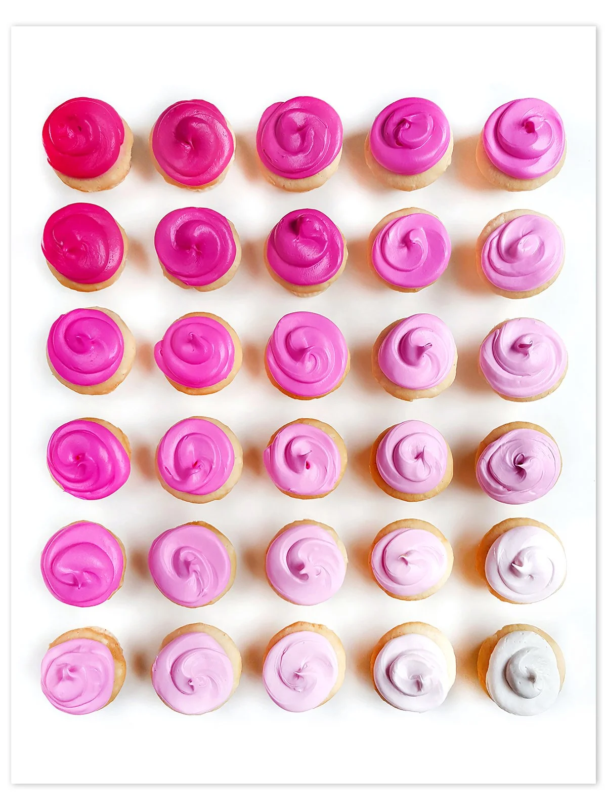 Pink Cupcake Gradient - Limited Mini Poster Edition