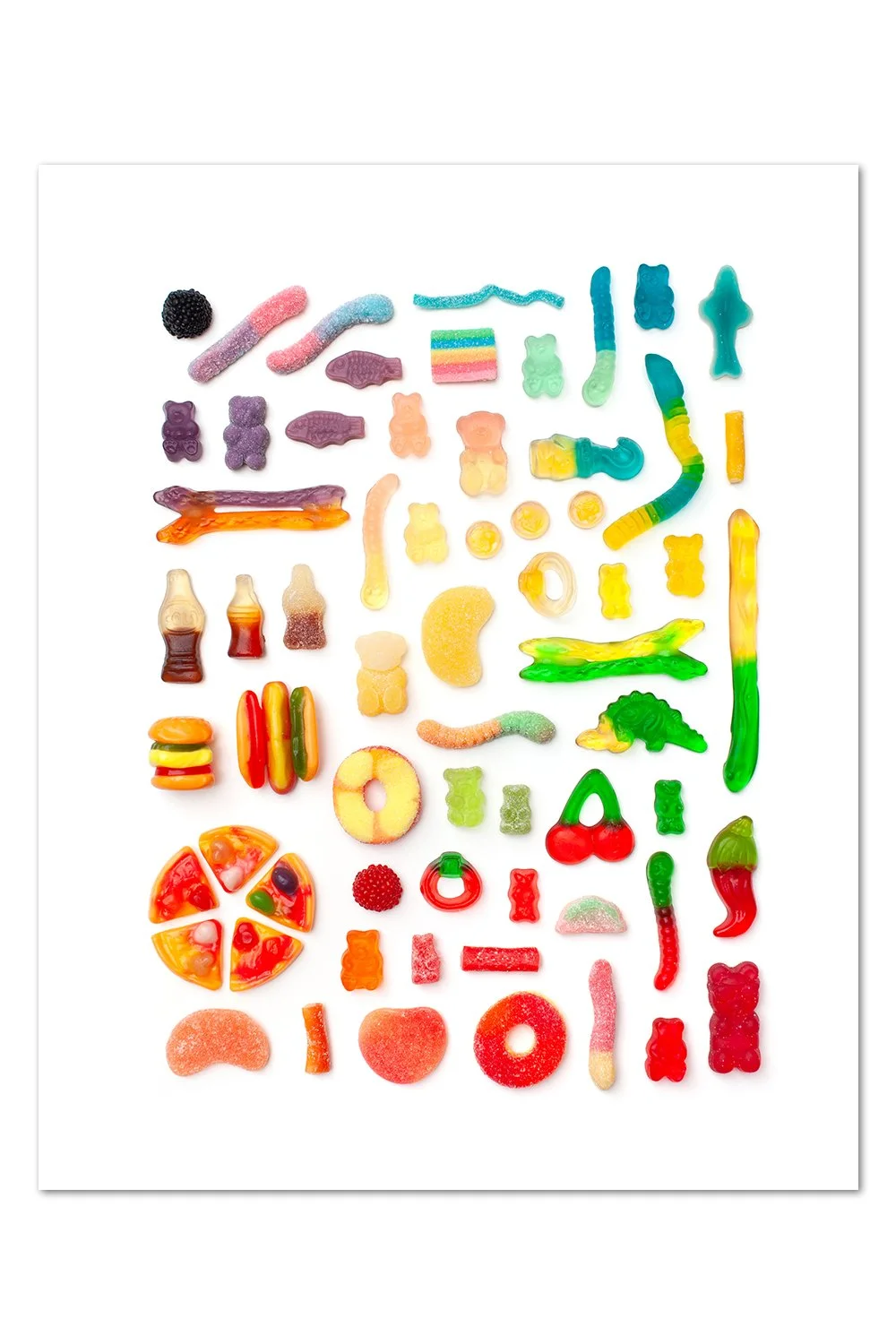 Gummy Gradient Print