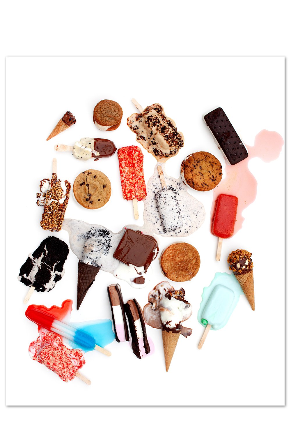 Ice Cream Bars and Popsicles v.2 Print