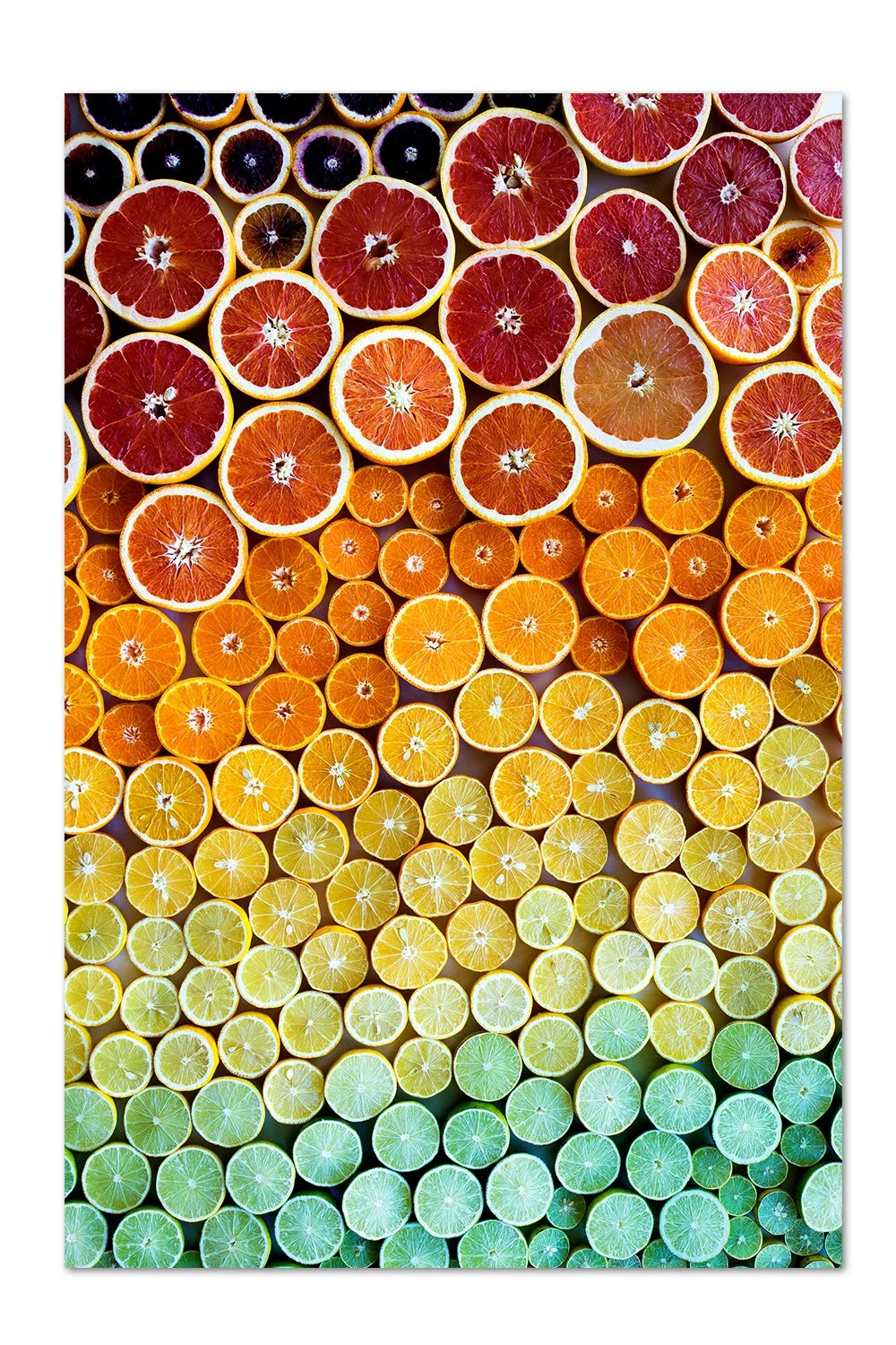Citrus Gradient Print