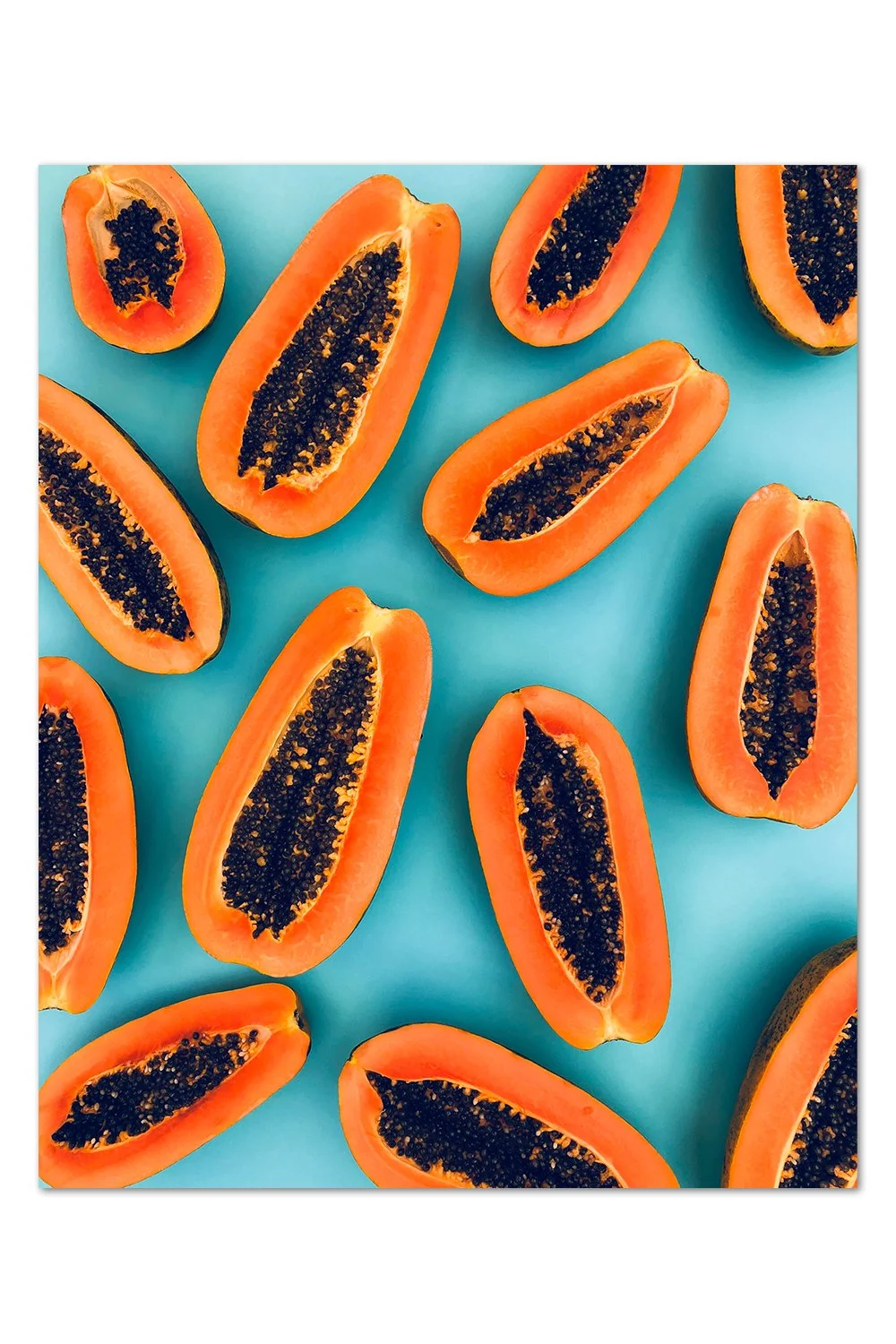 Papaya Pattern Print