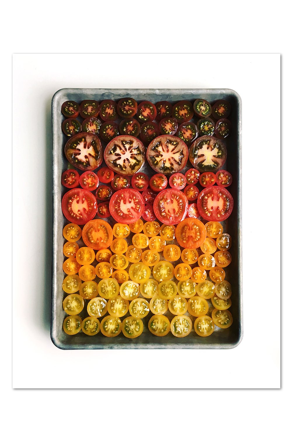 Tomato Gradient Tray Print