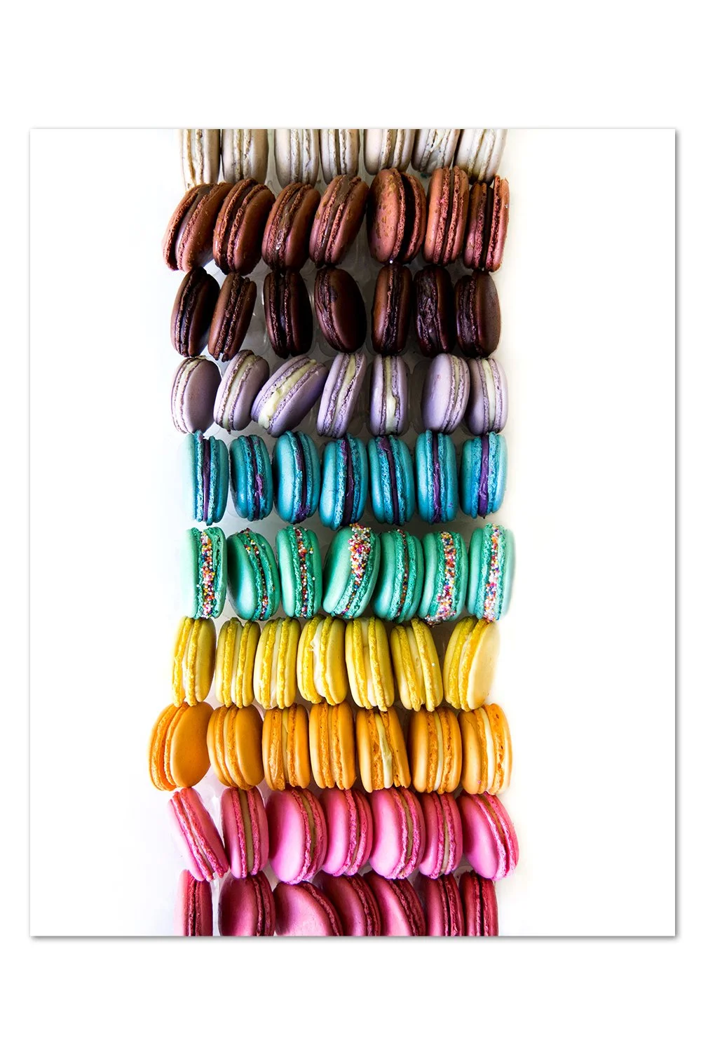 Macaron Gradient Print