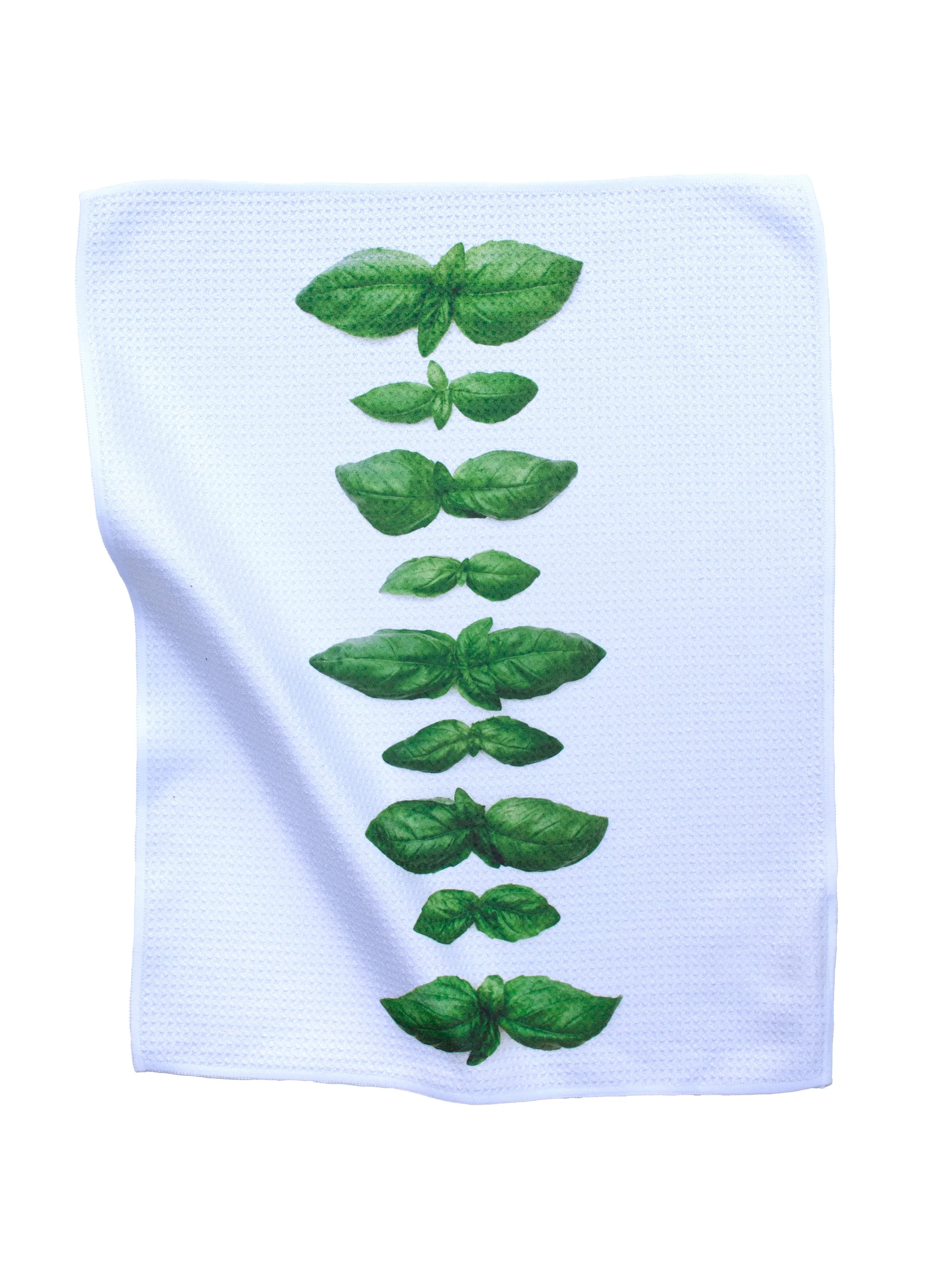BASIL PATTERN KITCHEN TOWEL