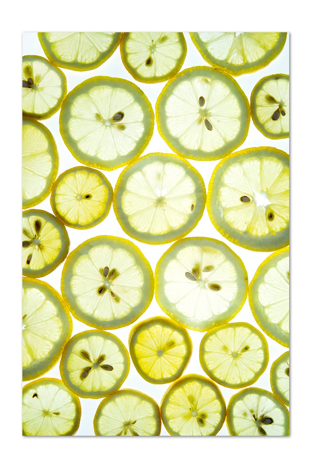 Backlit Lemon Print