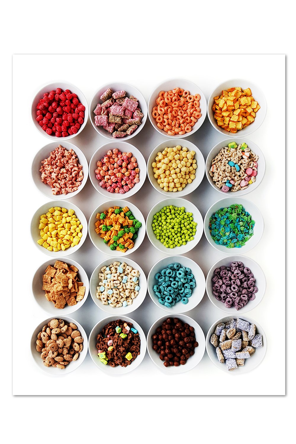 Cereal Gradient Print