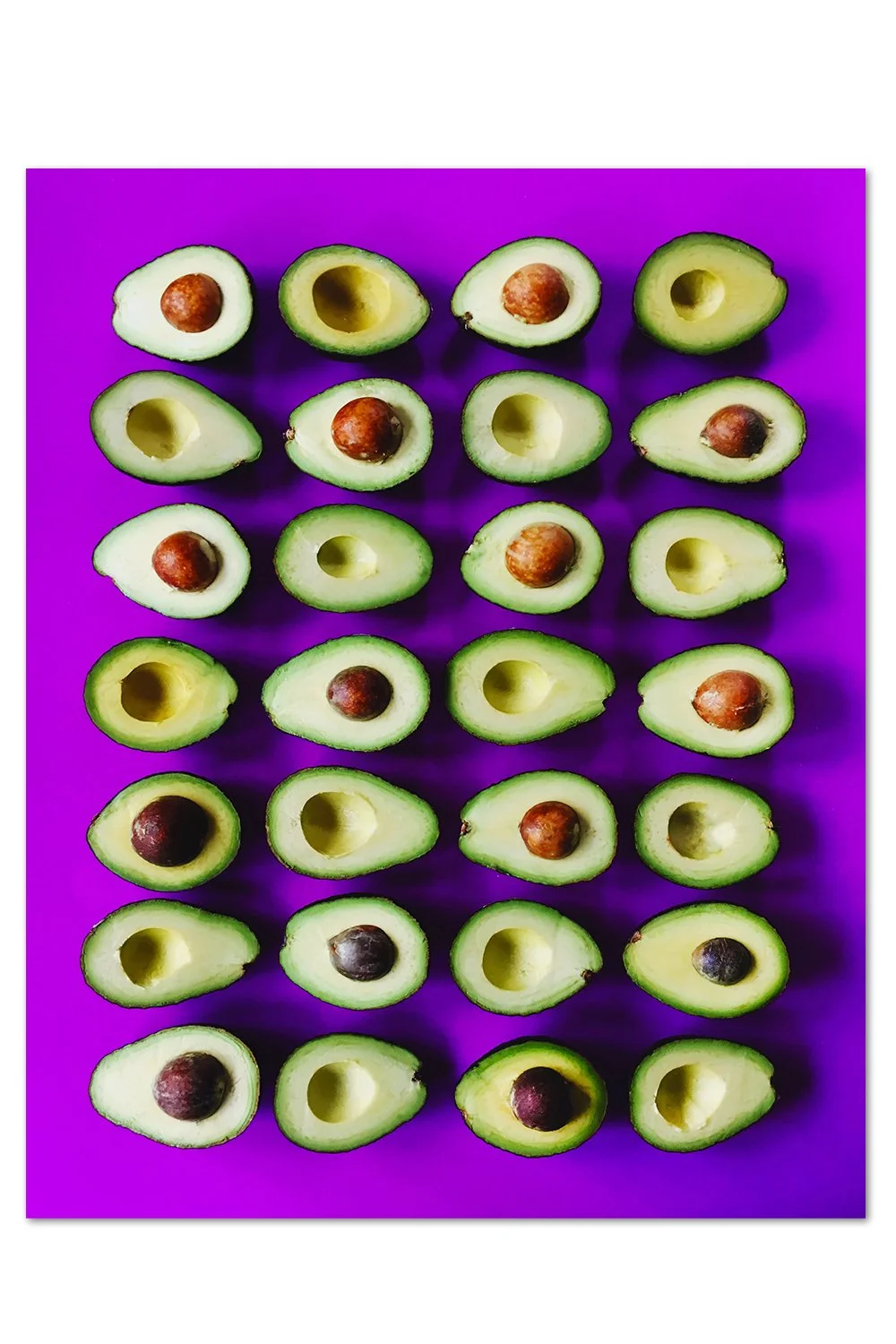 Avocado Pattern Print