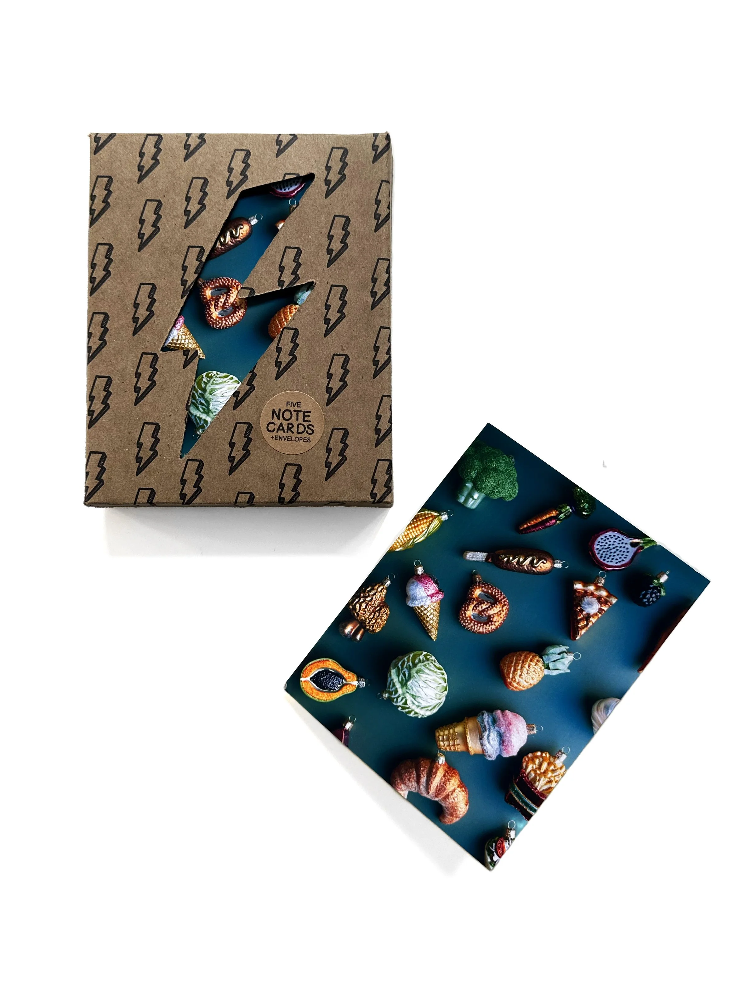 FOOD ORNAMENT CARD SET