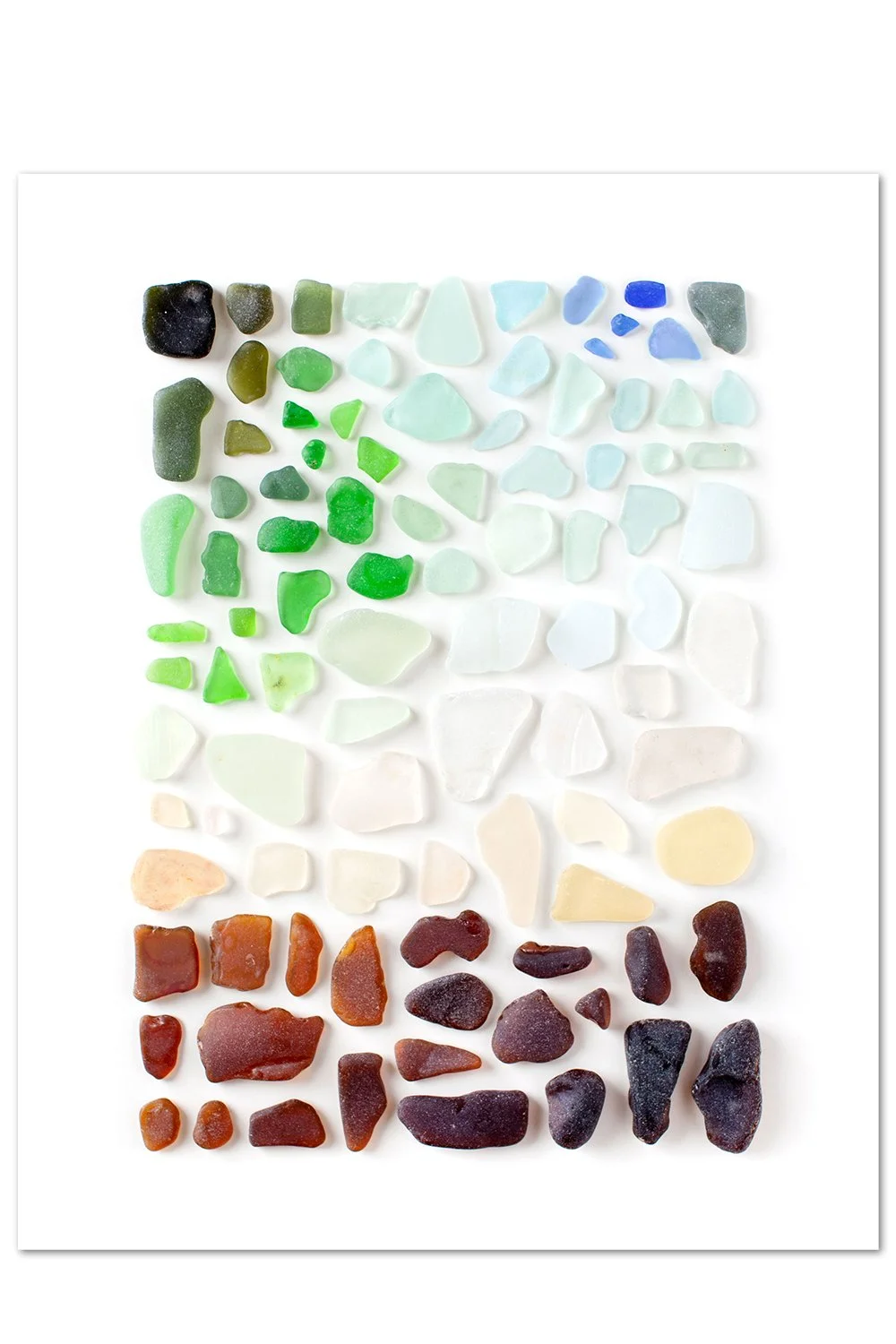 Sea Glass Gradient Print
