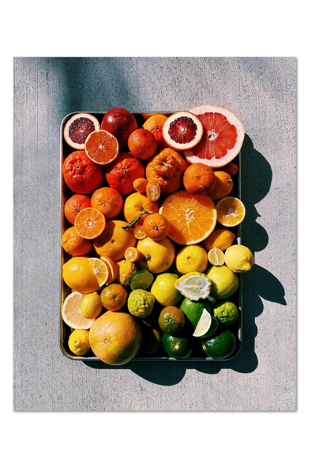 Sun-Kissed Citrus Gradient Print