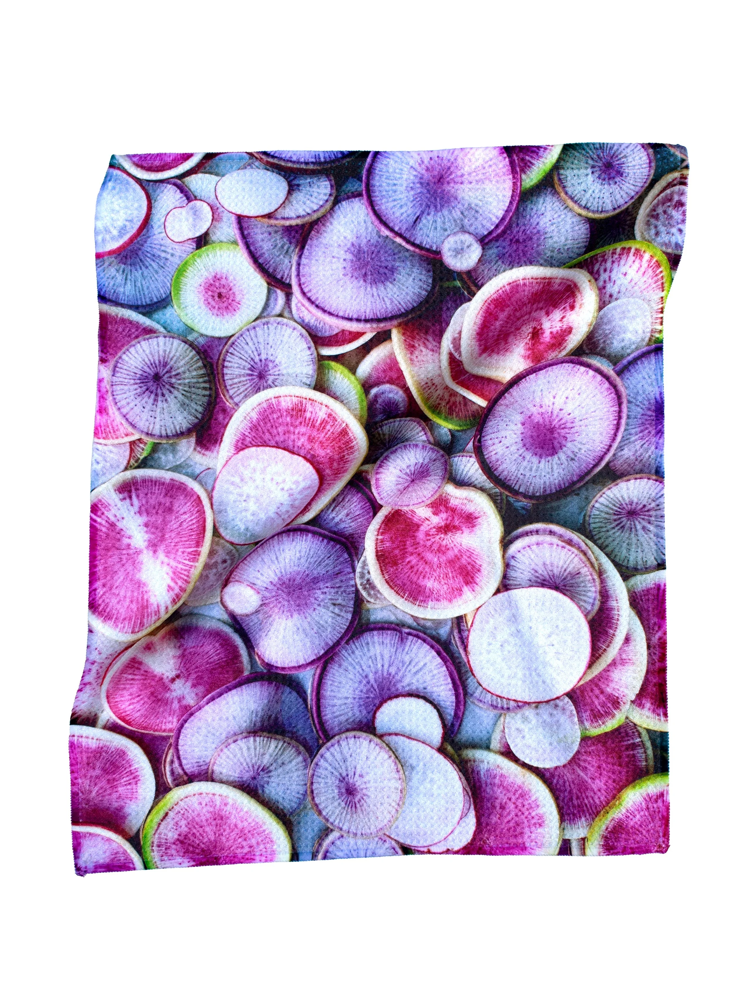 RADISH PATTERN KITCHEN TOWEL V2