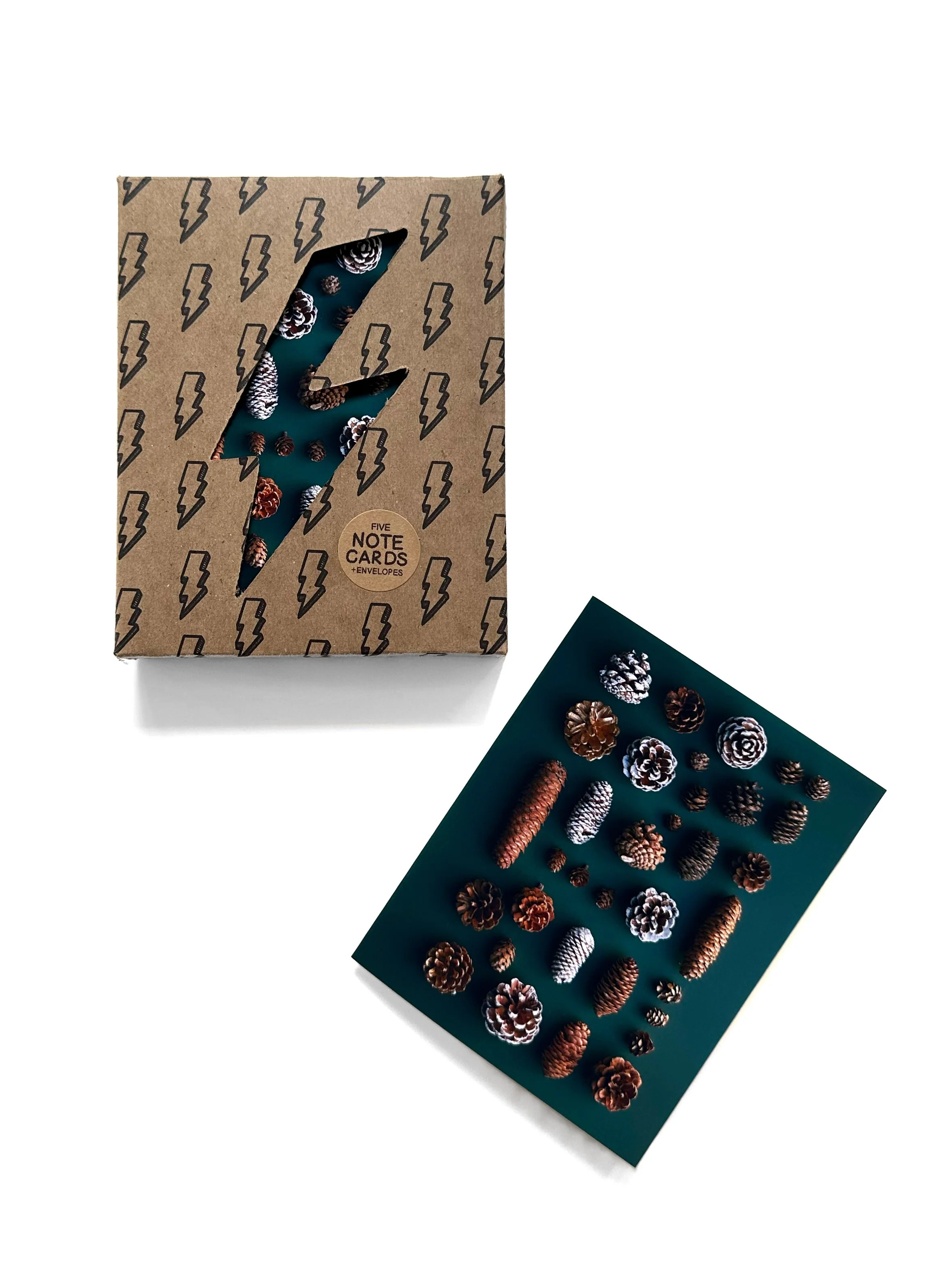 PINECONE PATTERN CARD SET