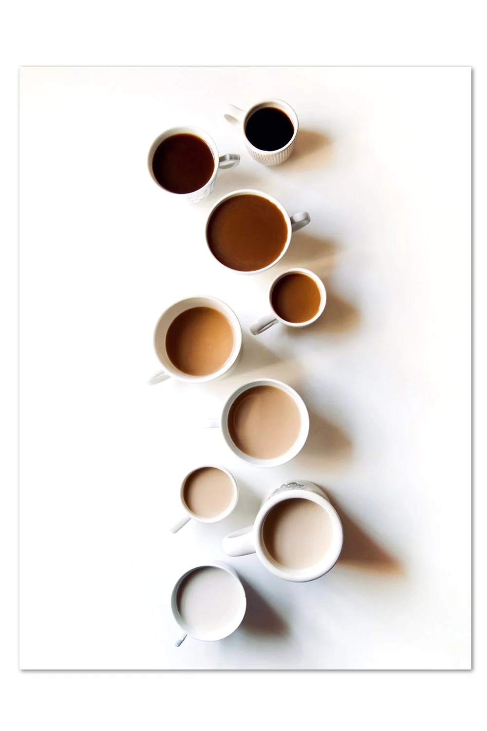 Coffee and Milk Gradient - Limited Poster Edition