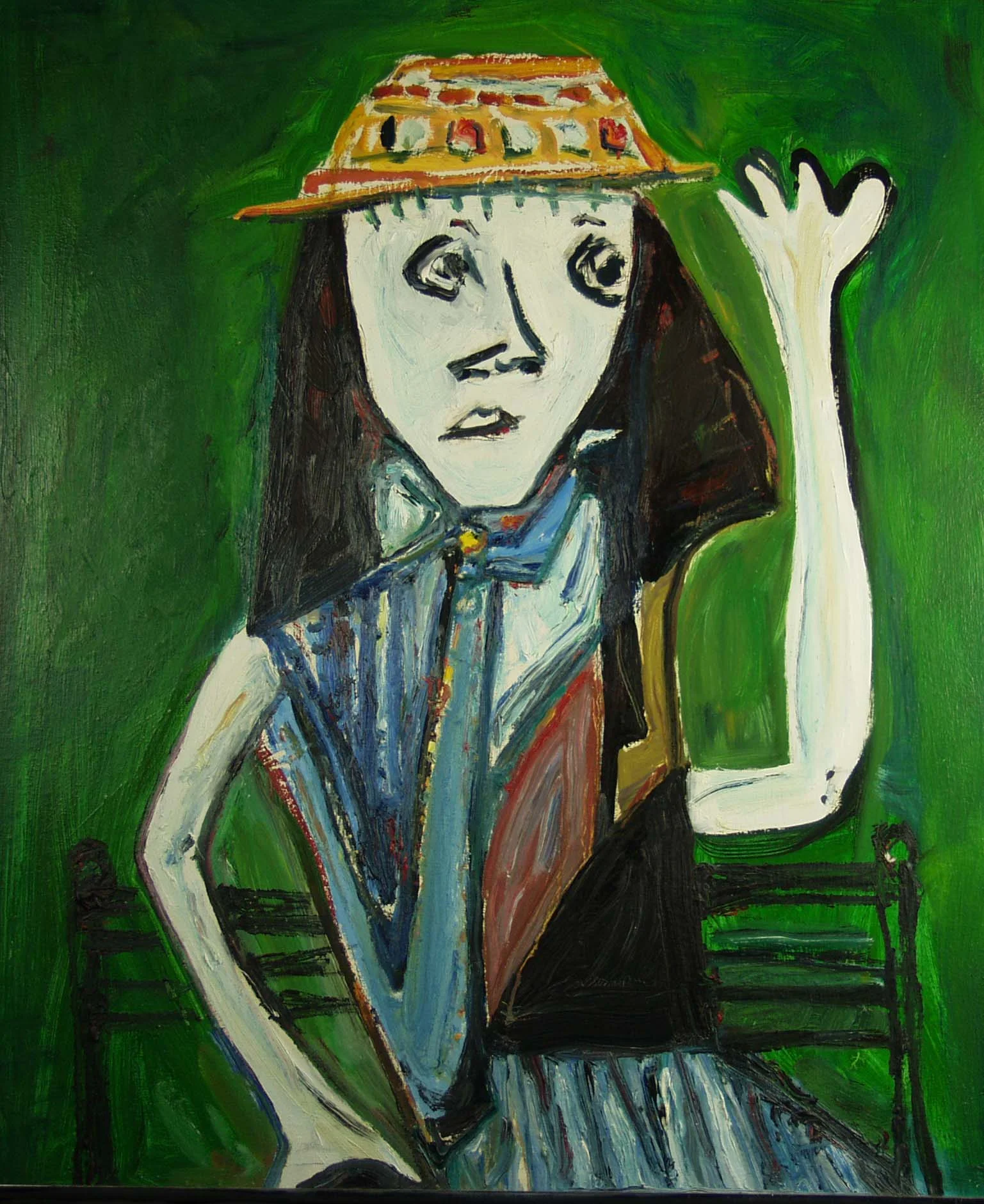   Girl Looking at Hand &nbsp; &nbsp;(22 X 28) &nbsp;$3,500  