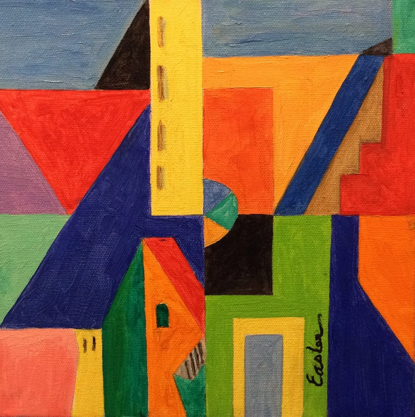 16. Size - 10”X10” Medium - Oil on Canvas Frame - Gallery Wrap Created - 2021 Price - $300