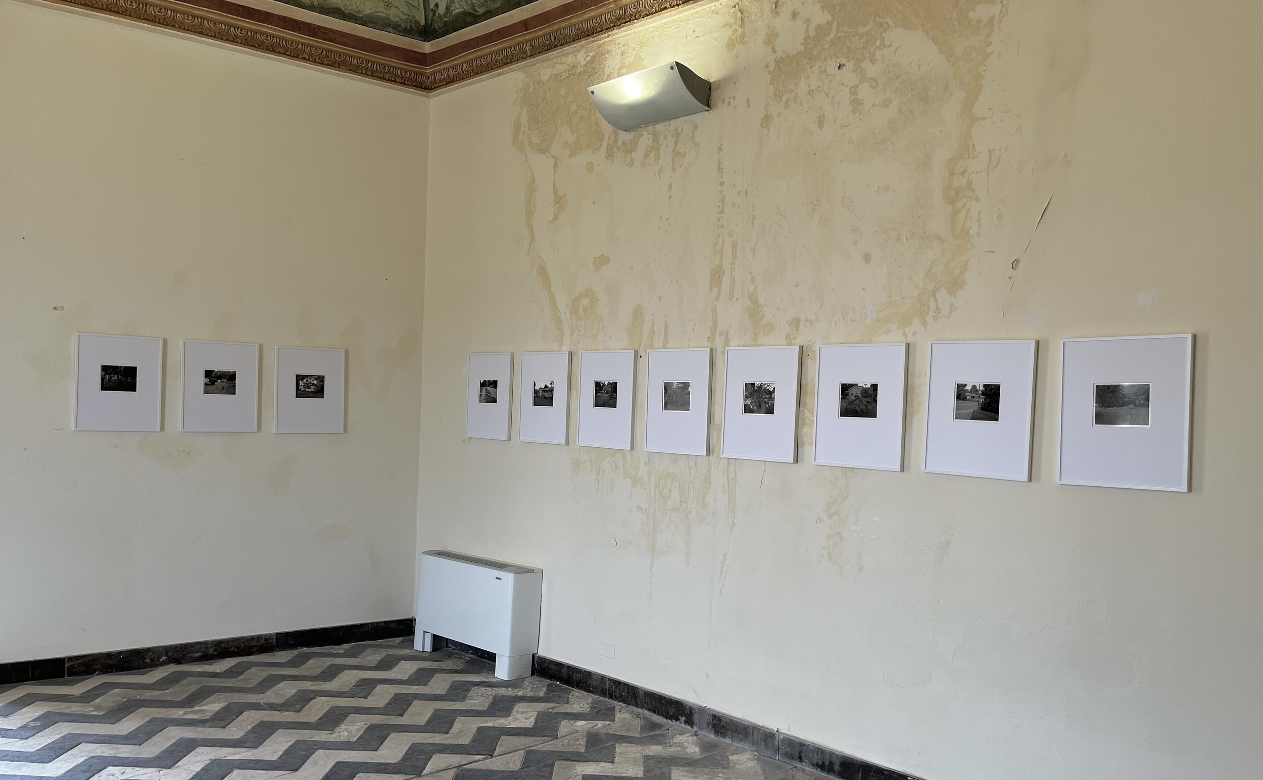  Installation of “The ancien regime” at the Ragusa Foto Festival in Ragusa, Italy.  