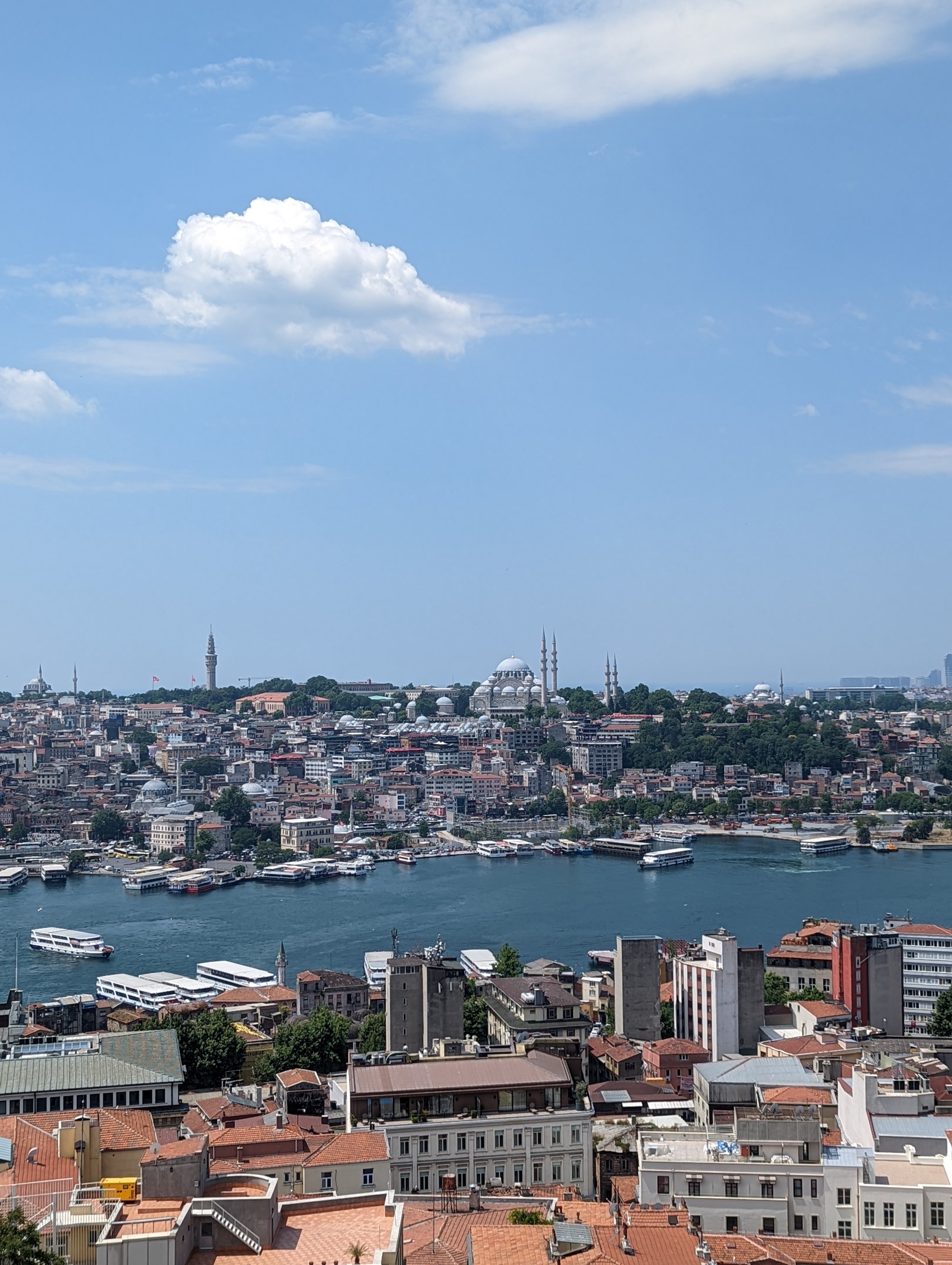 View of Istanbul from galata tower