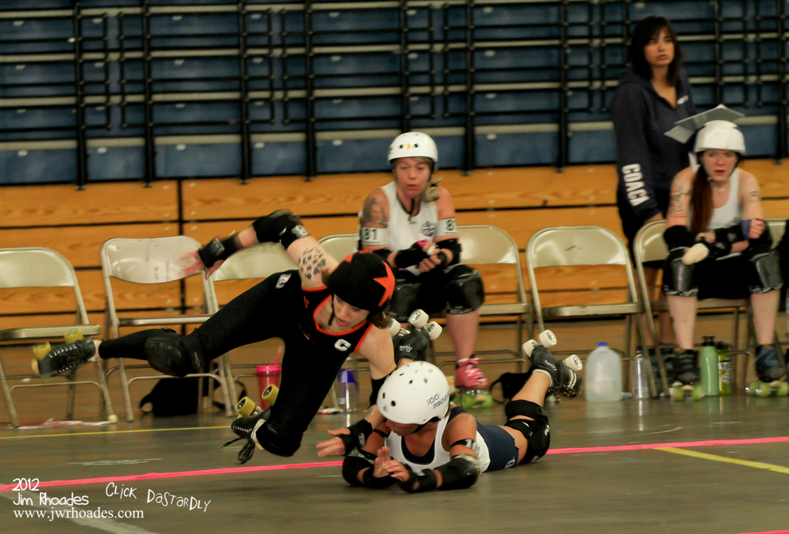 If you're going down knee first, how do you fall and not hurt yourself?
