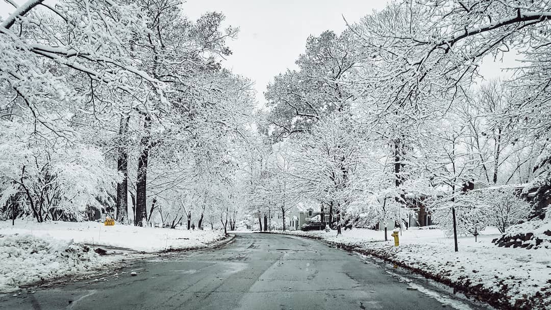 I woke up this morning expecting it to be cold but clear out...as evident from the picture that was not at all the weather. I got to make the journey to church to run FoH before the roads were plowed...and it was an adventure. Bottoming out in the ne