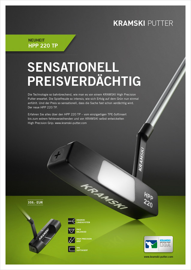 KRAMSKI PUTTER Anzeige