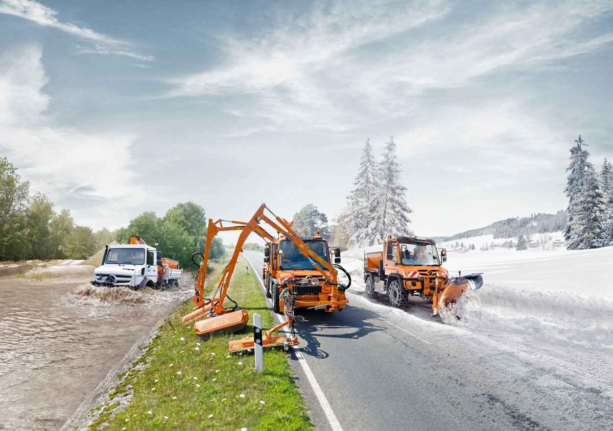 MERCEDES-BENZ UNIMOG Anzeige