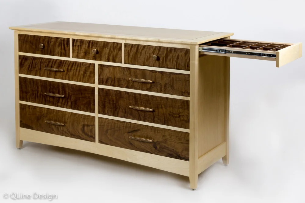 Qline Dresser with Hidden Compartments-Concealment Furniture | QLine Design