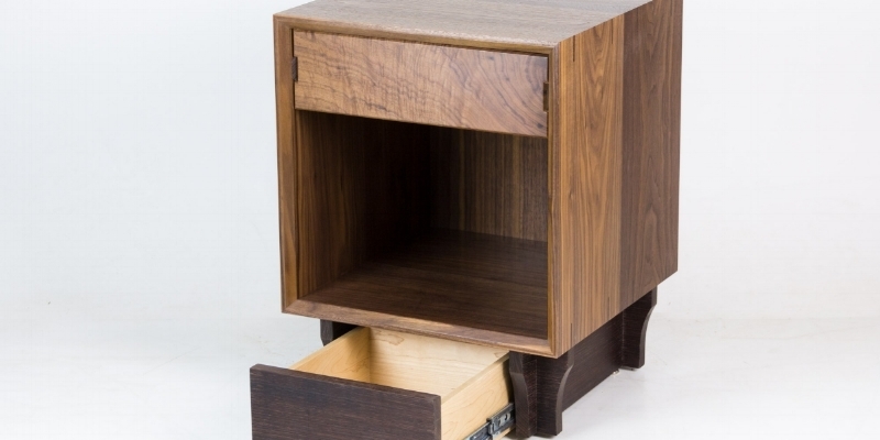 Qline Qube Nightstand with Secret Compartments