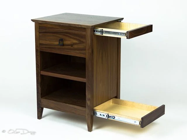 QLine Secret Agent Nightstand hides your valuables in plain sight #jamesbond #secretagent #handmade #heirloom #hidden #hiddencompartment #hiddeninplainsight #furniture #furnituredesign #heirloomfurniture #bespokefurniture #handmadefurniture #secretag